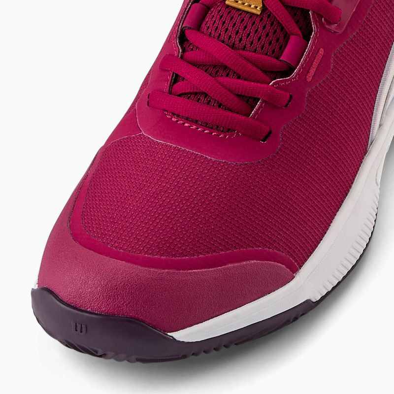 Buty do tenisa damskie Wilson Intrigue Pro Clay W RG beaujolais/ white/ plum perfect 5