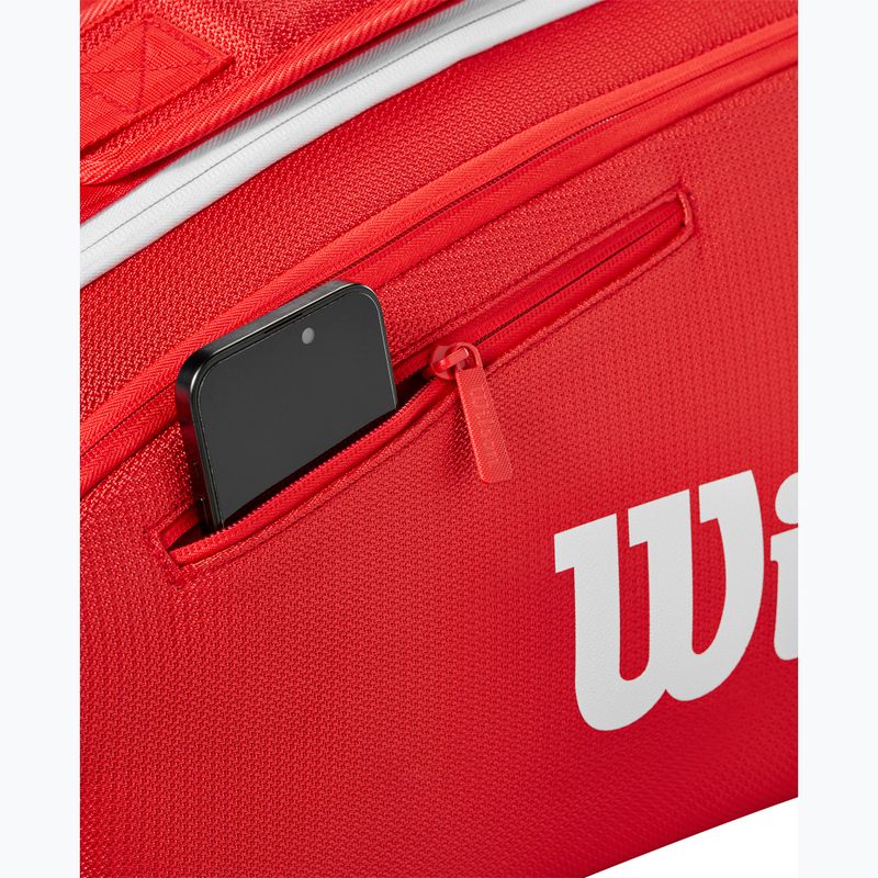 Torba tenisowa Wilson Super Tour Red 15PK red 6