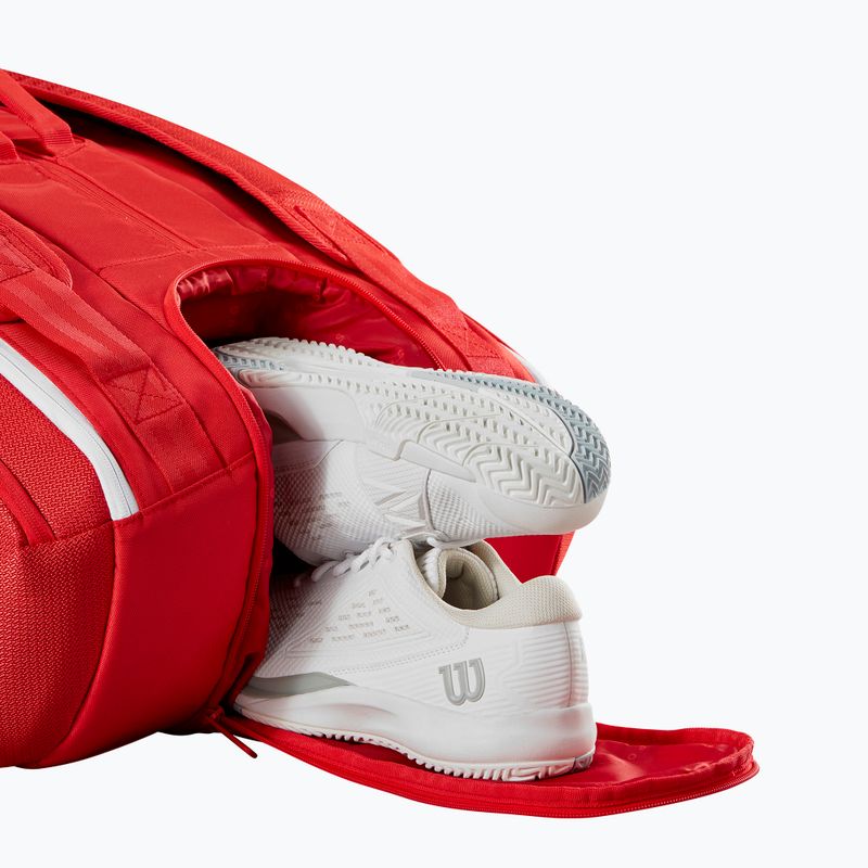 Torba tenisowa Wilson Super Tour Red 15PK red 9