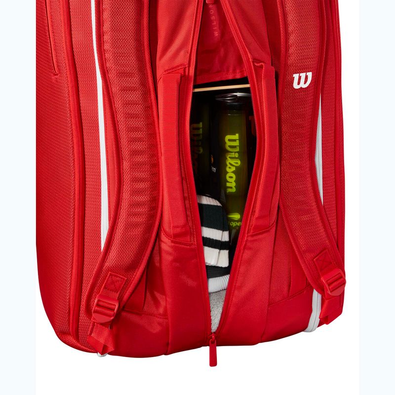 Torba tenisowa Wilson Super Tour Red 15PK red 10