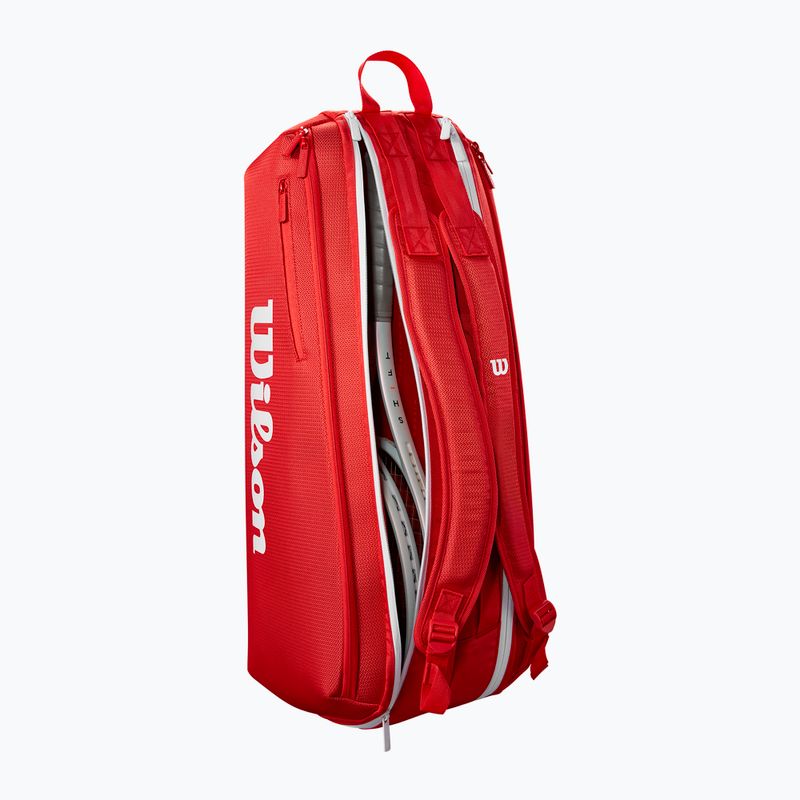Torba tenisowa Wilson Super Tour Red 6PK red 4