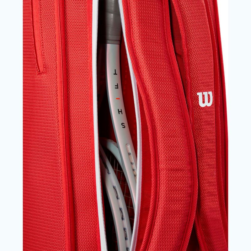 Torba tenisowa Wilson Super Tour Red 6PK red 8