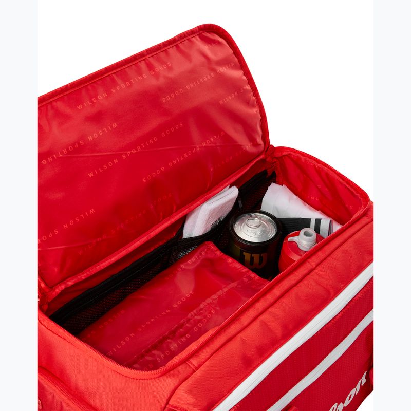 Torba tenisowa Wilson Super Tour Red Small Duffel red 5