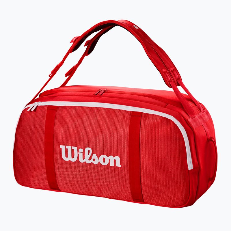 Torba tenisowa Wilson Super Tour Red Coaches Duffel red 3