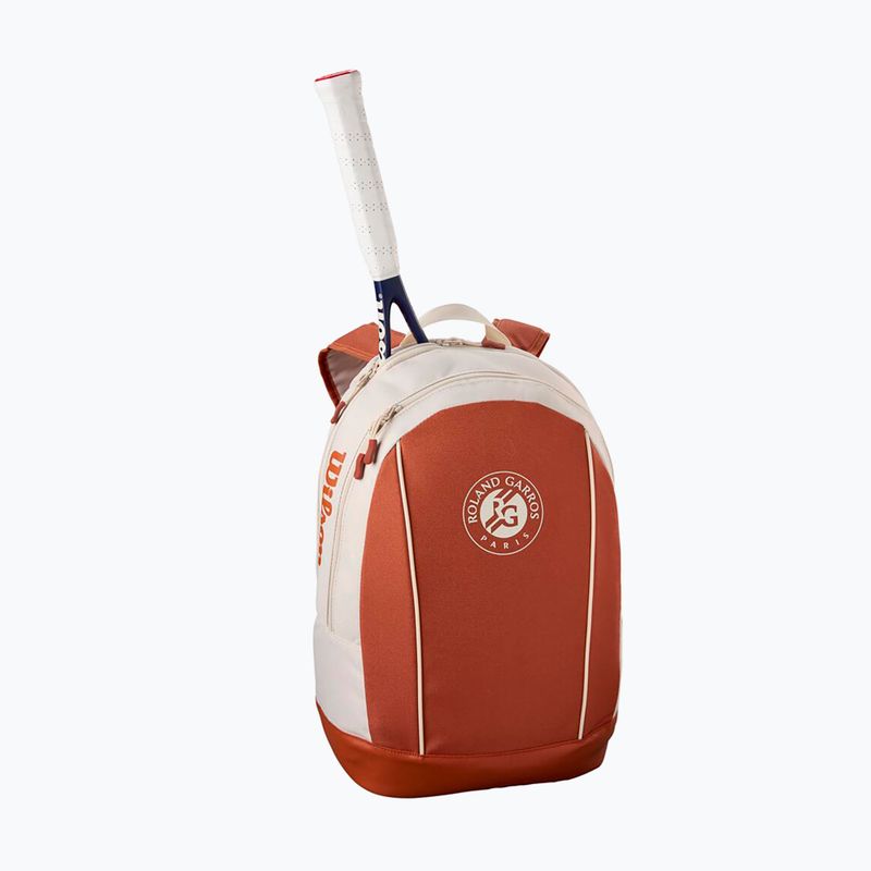 Plecak tenisowy dziecięcy Wilson Roland Garros Team 2025 cream/ clay 2