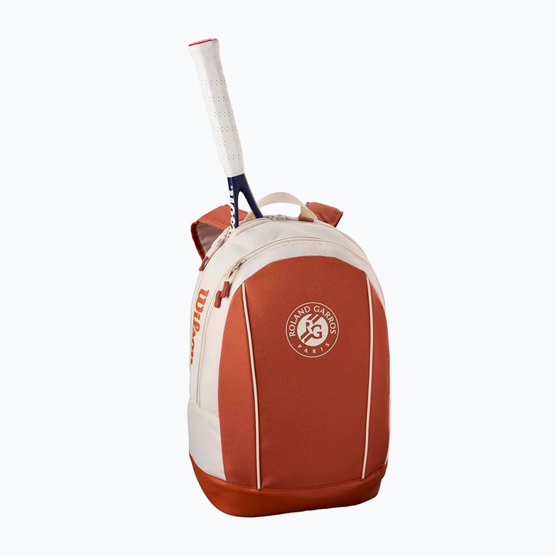Plecak tenisowy Wilson Roland Garros Team 2025 cream/ clay 2