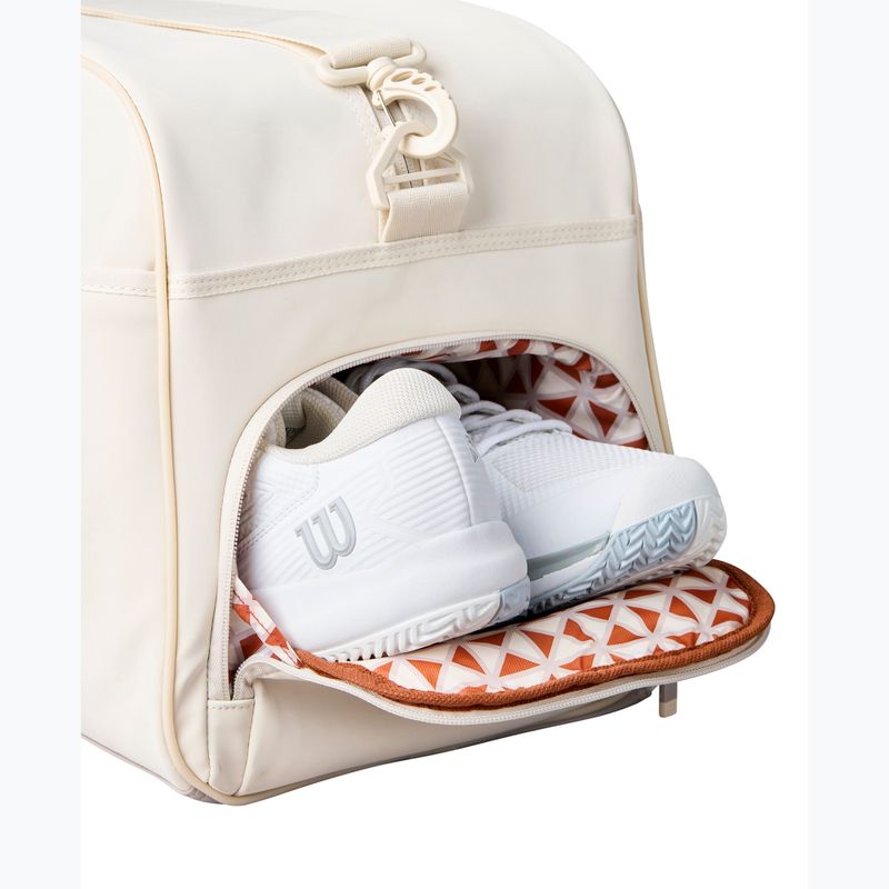 Torba tenisowa Wilson Roland Garros Small Duffel 2025 cream/ clay 4