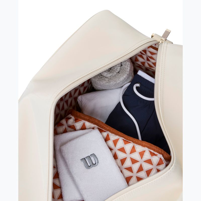 Torba tenisowa Wilson Roland Garros Small Duffel 2025 cream/ clay 5