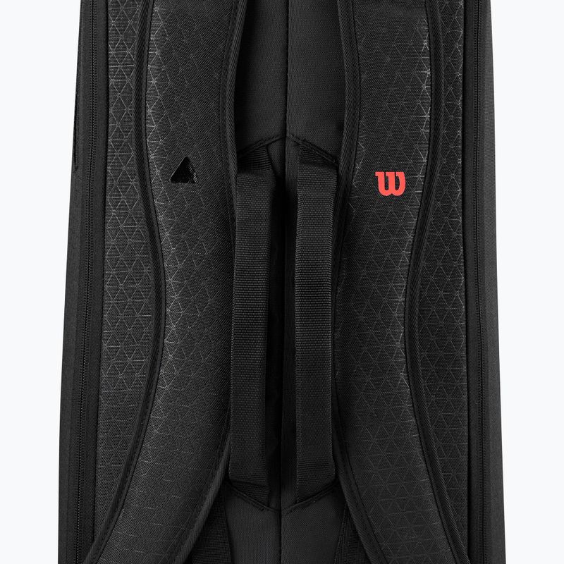 Torba tenisowa Wilson Clash V3 Super Tour 6PK black/ infrared 4