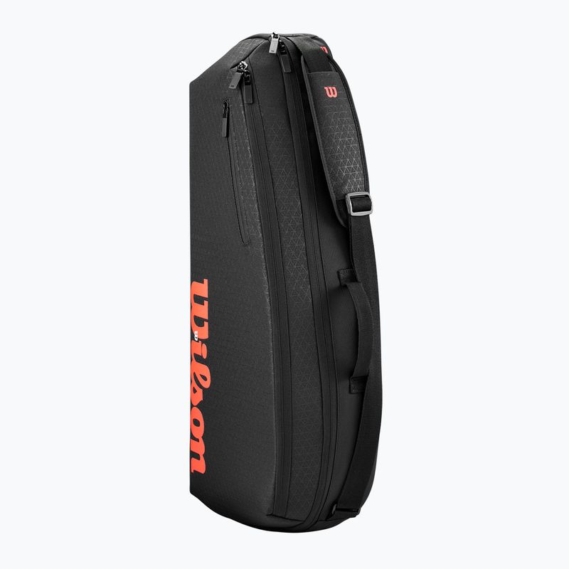 Torba tenisowa Wilson Clash V3 Super Tour 3PK black/ infrared 3