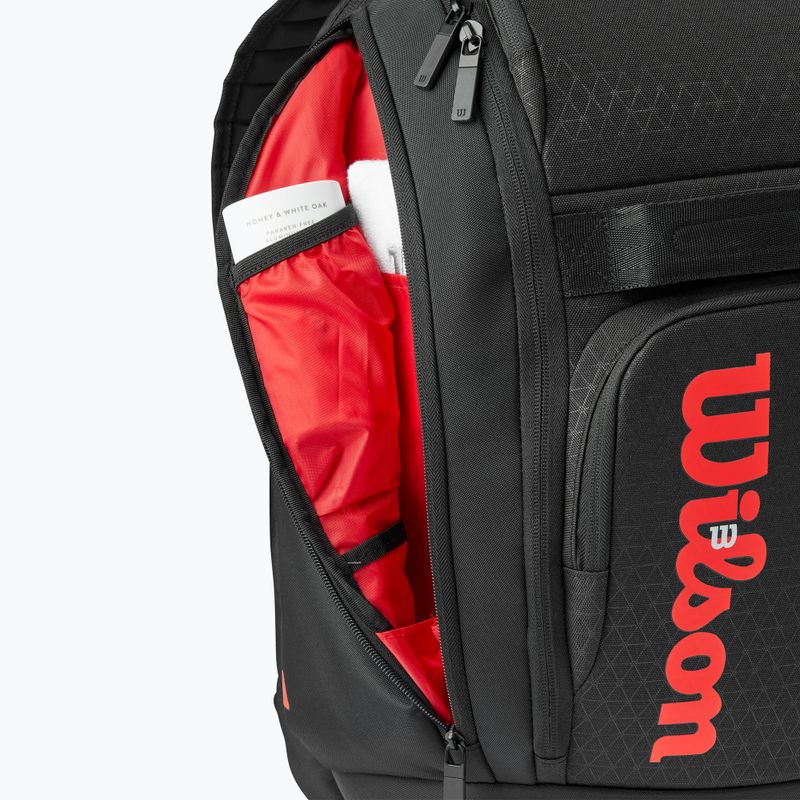 Plecak tenisowy Wilson Clash V3 Super Tour black/ infrared 7