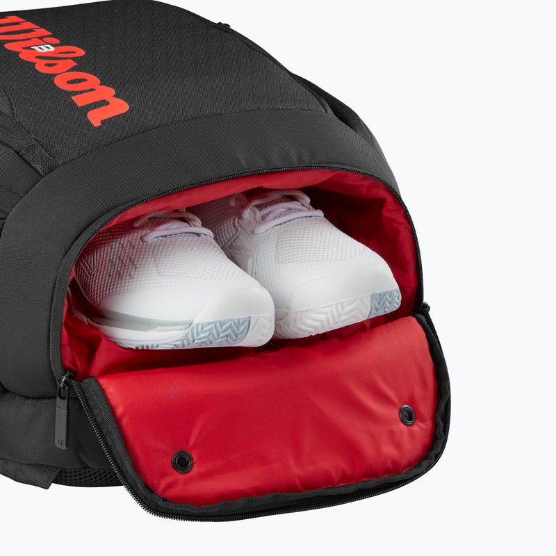 Plecak tenisowy Wilson Clash V3 Super Tour black/ infrared 10