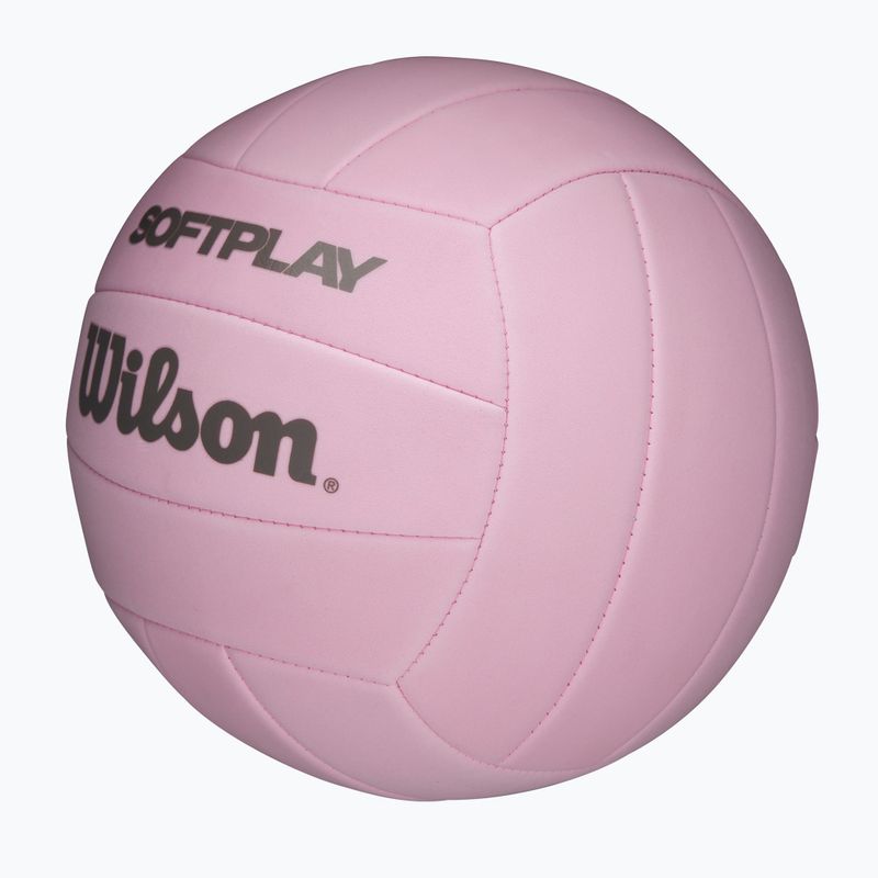 Piłka do siatkówki Wilson Soft Play pink rozmiar 5 3