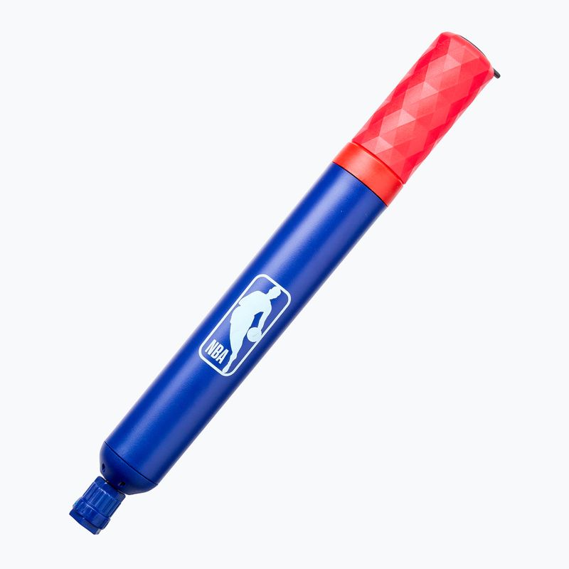 Pompka do piłki Wilson NBA Dual Action Pump RWB red/blue 2