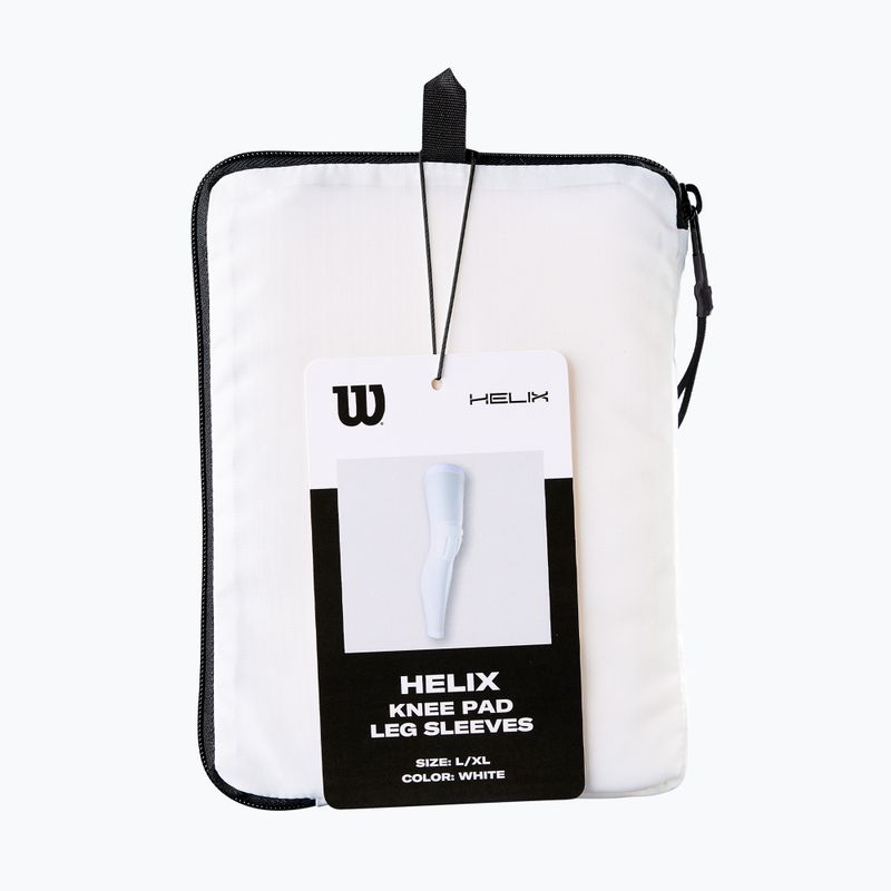 Nakolanniki siatkarskie Wilson Helix Knee Pad Leg Sleeve white 6