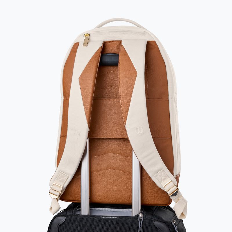 Plecak tenisowy Wilson Roger Federer Lawn Tennis cream 4