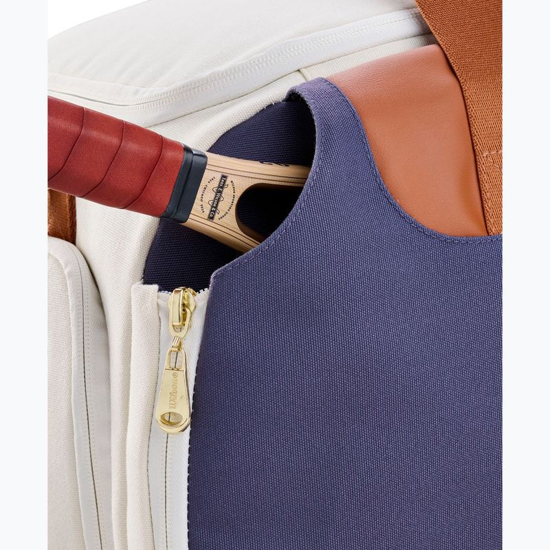 Torba tenisowa Wilson Heritage Small Duffel cream/clay/navy 6