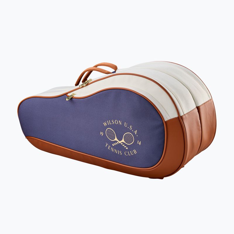 Torba tenisowa Wilson Heritage V2 6Pk cream/clay/navy