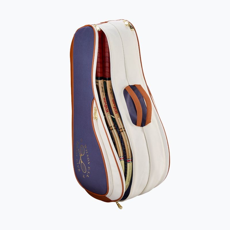 Torba tenisowa Wilson Heritage V2 6Pk cream/clay/navy 5