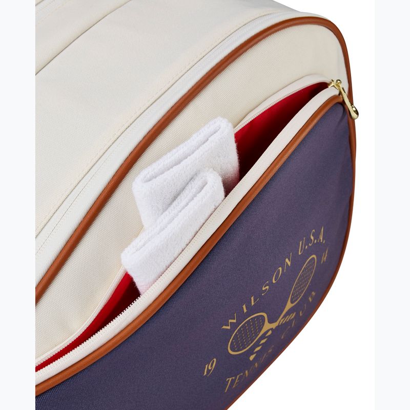 Torba tenisowa Wilson Heritage V2 12Pk cream/clay/navy 6