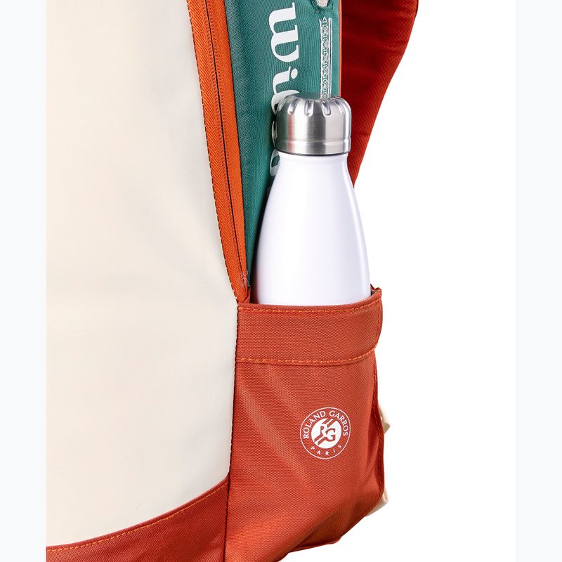 Plecak tenisowy Wilson Roland Garros 2026 cream/clay/green 5