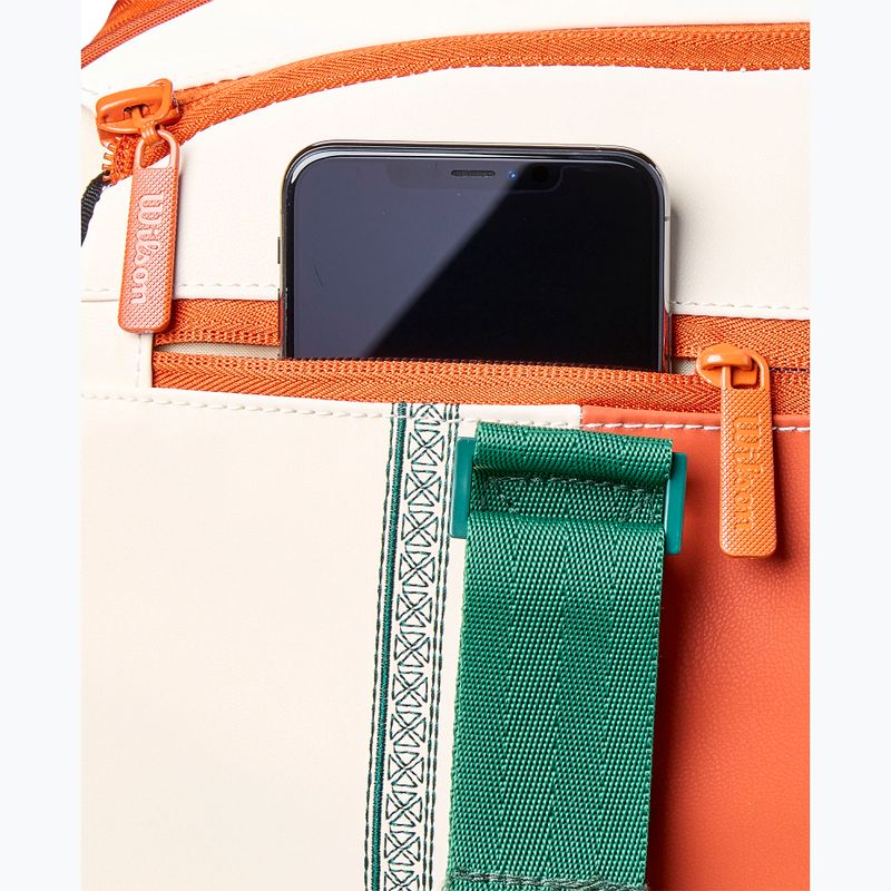 Torba tenisowa Wilson Roland Garros Small Duffel 2026 cream/clay/green 7