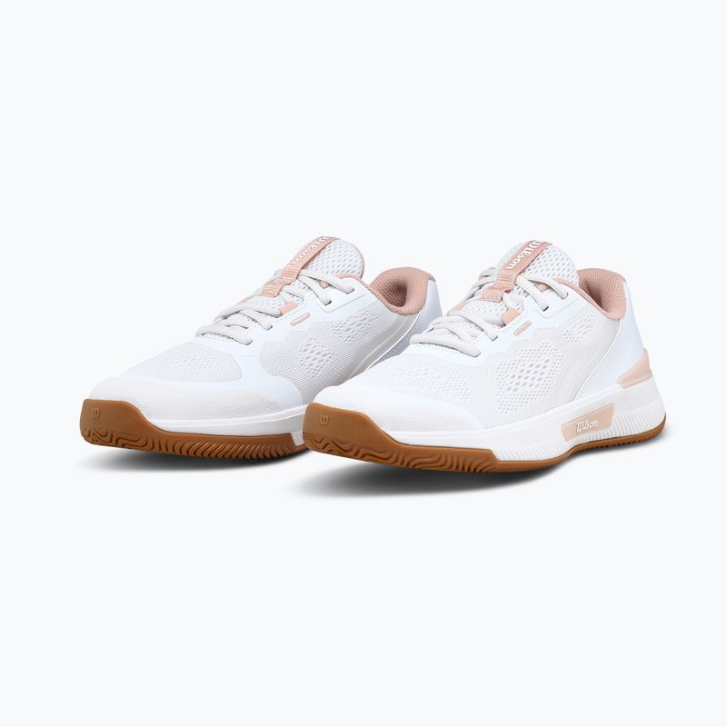 Buty do tenisa damskie Wilson Intrigue Pro white/cameo rose/gum 10