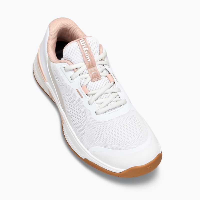 Buty do tenisa damskie Wilson Intrigue Pro white/cameo rose/gum 15
