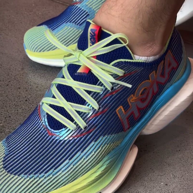 Buty do biegania HOKA Cielo X1 evening sky/lettuce 16