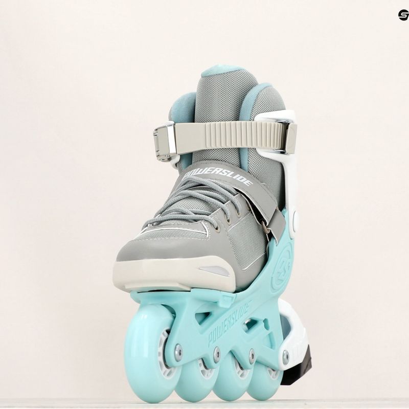 Rolki dziecięce Powerslide Rocket grey/teal 22