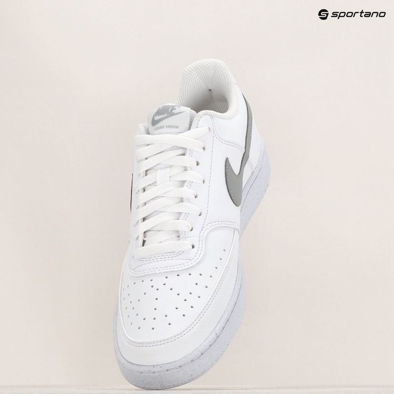 Buty męskie Nike Court Vision Low Next Nature white/light smoke grey 9