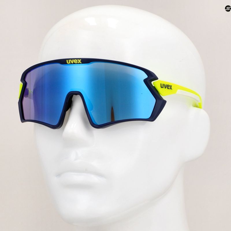 Okulary przeciwsłoneczne UVEX Sportstyle 231 2.0 blue yellow matt/mirror blue 6