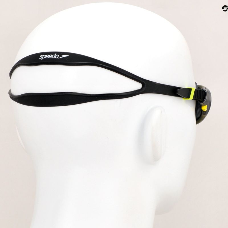 Okulary do pływania Speedo Biofuse 2.0 Polarised dark olive green/hyper/ polarised smoke/black 7