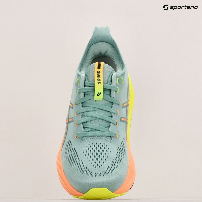 Buty do biegania męskie ASICS Gel-Kayano 31 Paris light celadon/safety yellow 15