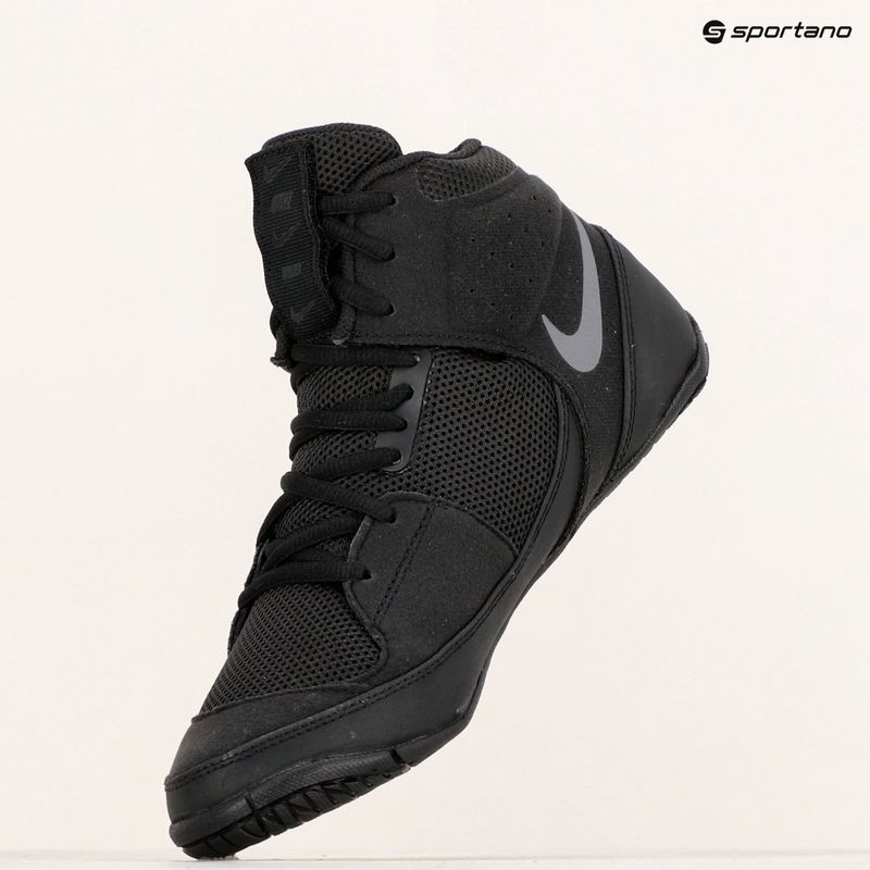 Buty zapaśnicze Nike Fury black/metallic silver 9