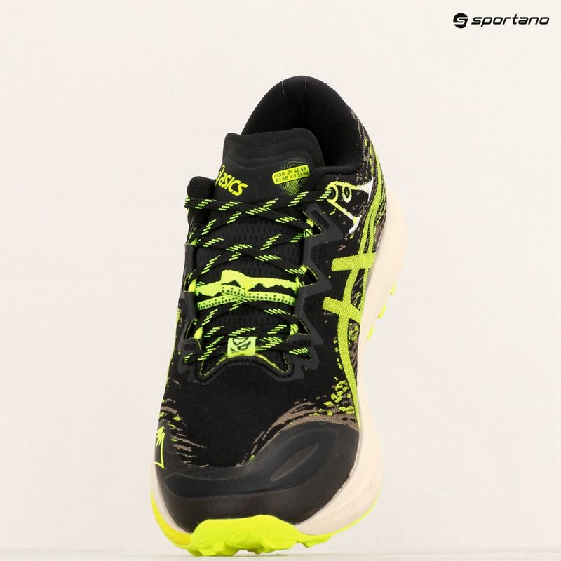 Buty do biegania męskie ASICS Fuji Lite 5 black/safety yellow 16