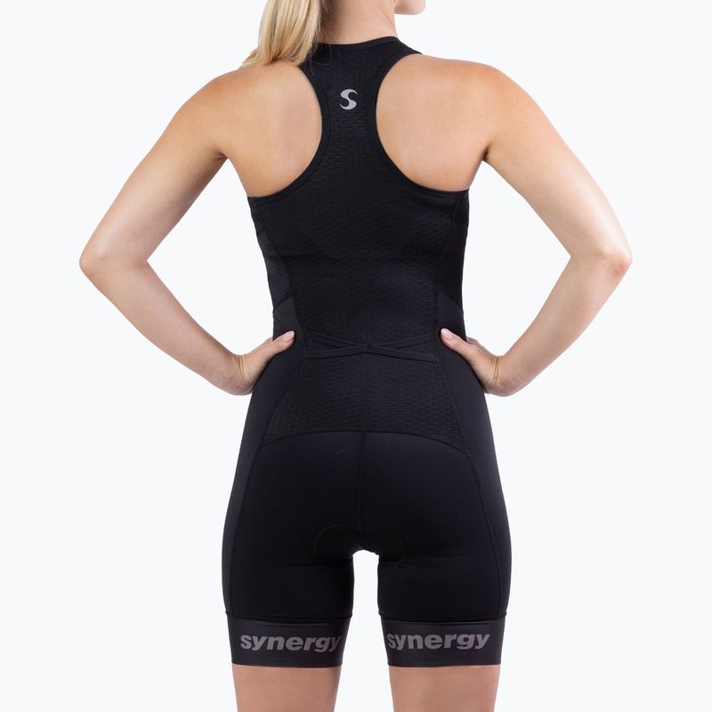 Kombinezon triathlonowy damski Synergy Pro Sleeveless Racerback Trisuit onyx 3