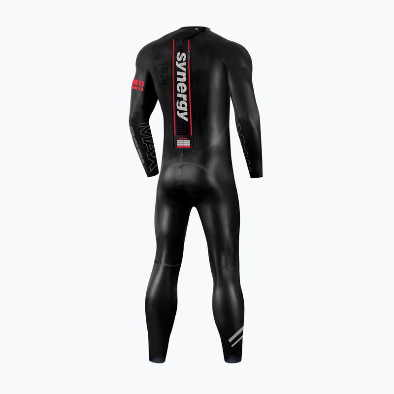 Pianka triathlonowa męska Synergy Adrenaline Full Sleeve 5 mm black/red 2