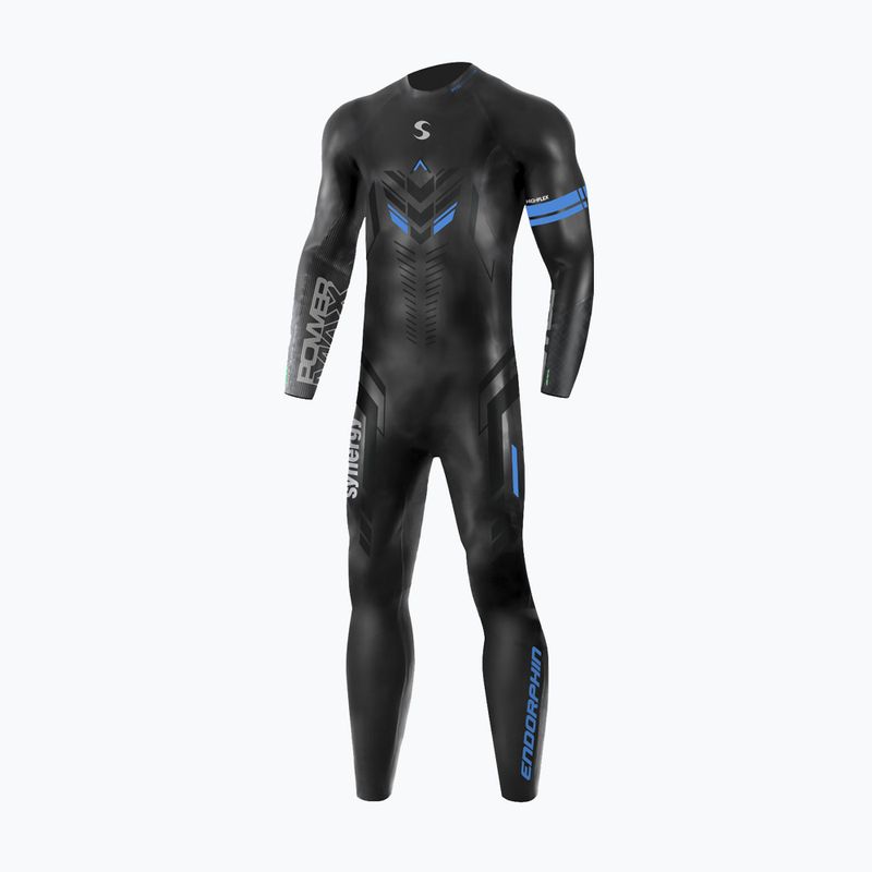 Pianka triathlonowa męska Synergy Endorphin Full Sleeve 5/3 mm black/blue