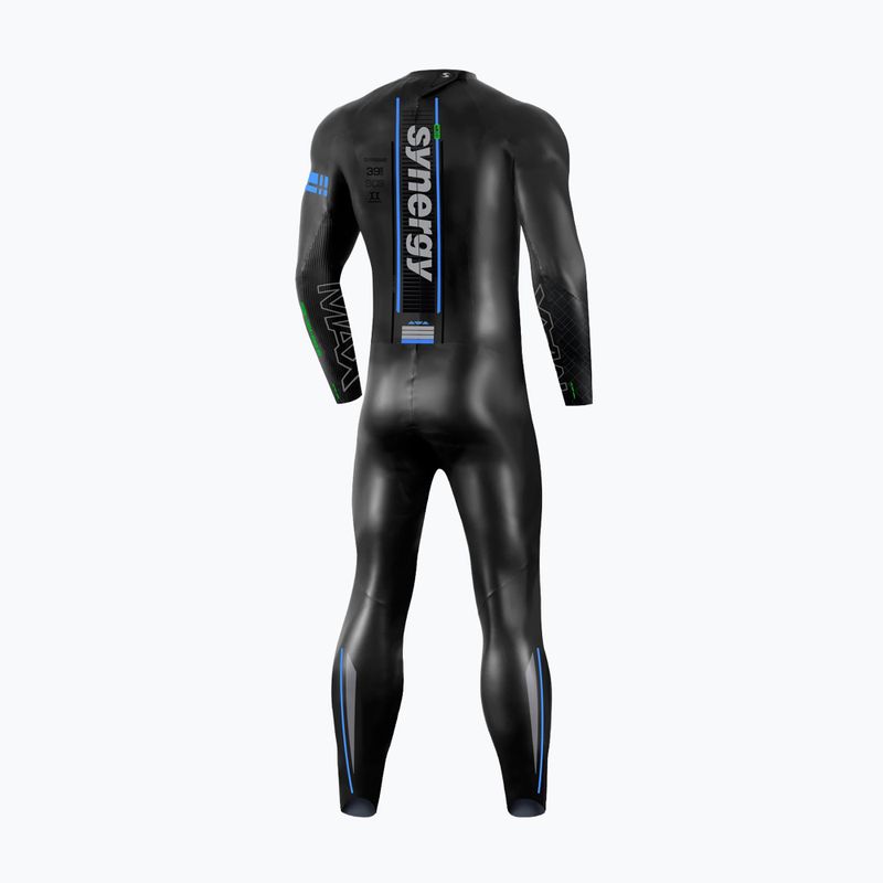 Pianka triathlonowa męska Synergy Endorphin Full Sleeve 5/3 mm black/blue 2