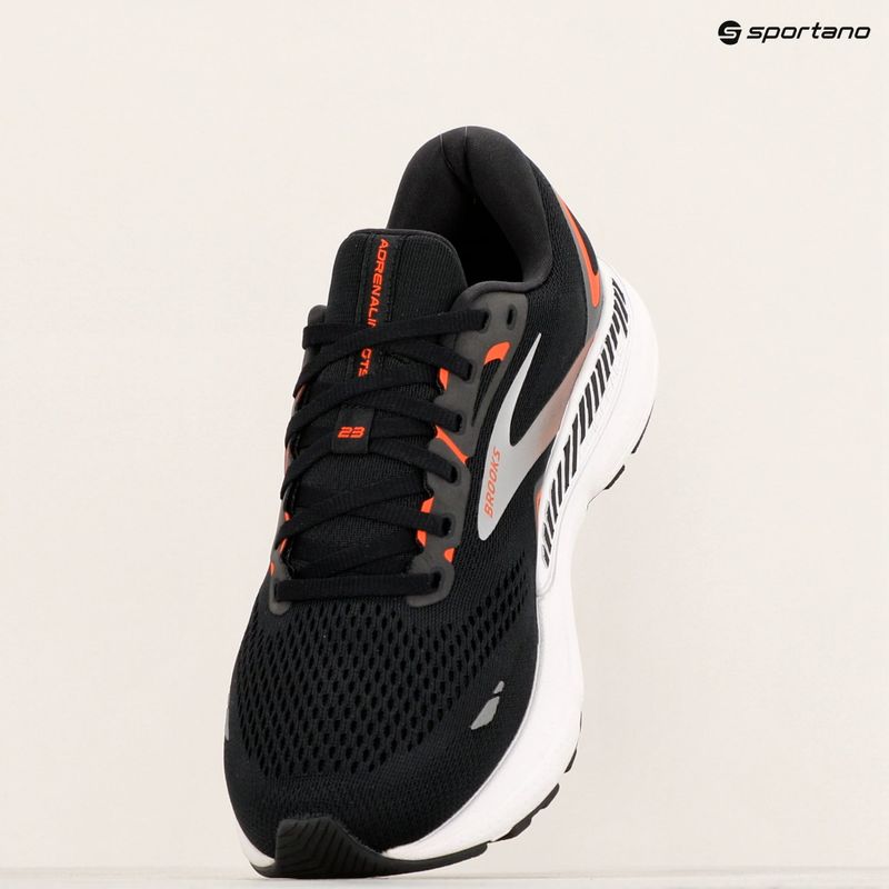 Buty do biegania męskie Brooks Adrenaline GTS 23 black/mandarin red/silver 9