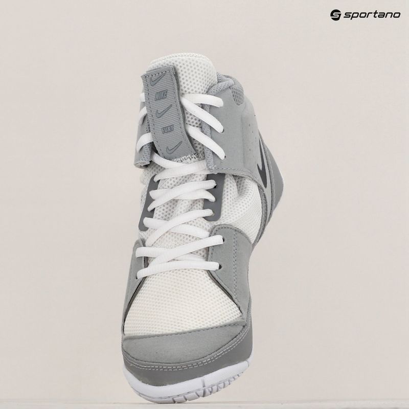 Buty zapaśnicze Nike Fury white/grey 9