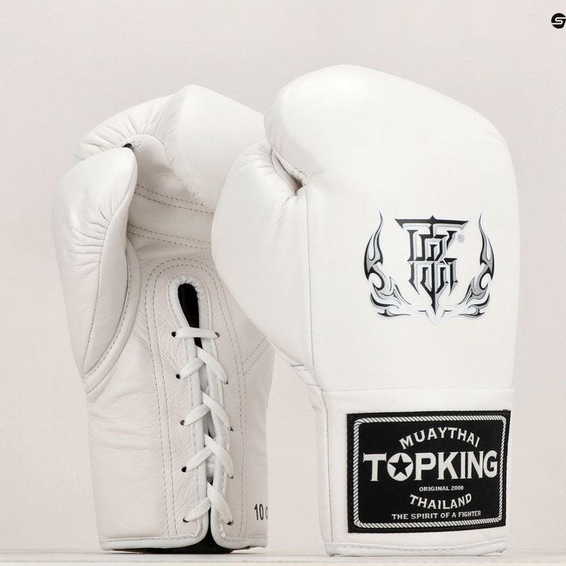 Rękawice bokserskie Top King Boxing Competition white 7
