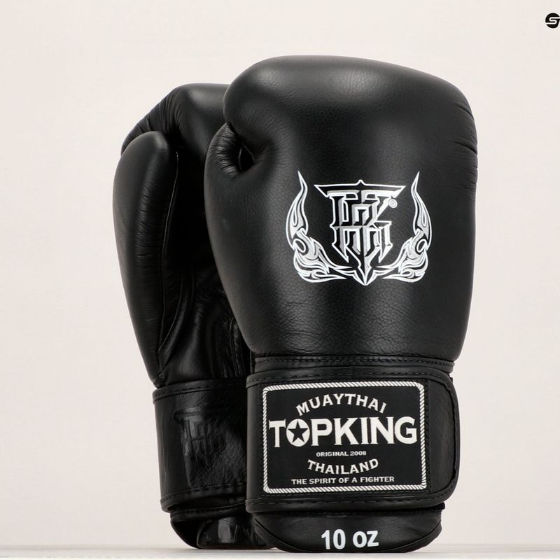 Rękawice bokserskie Top King Muay Thai Ultimate black 6