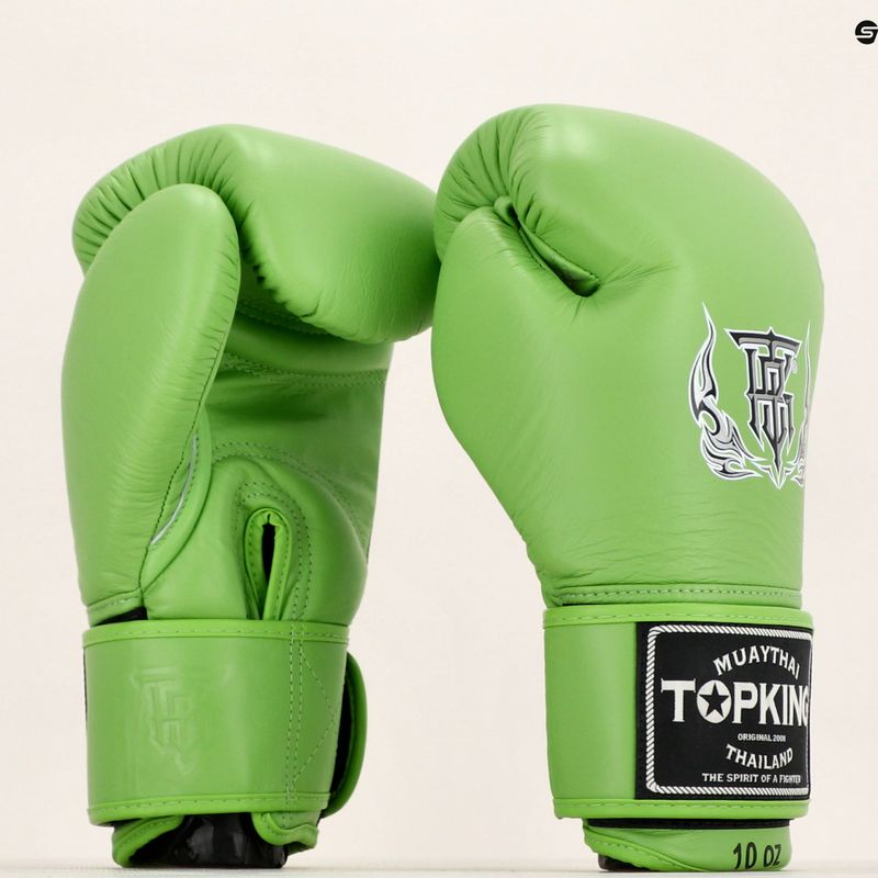 Rękawice bokserskie Top King Muay Thai Ultimate green 7