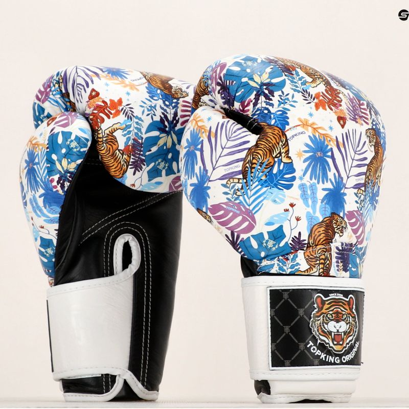 Rękawice bokserskie Top King Boxing Wild Tiger black/white 6