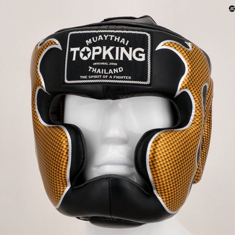 Kask bokserski Top King Empower black/gold 8