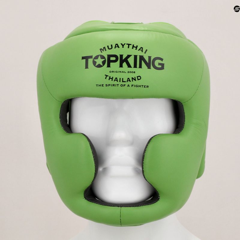 Kask bokserski Top King Full Coverage green 8