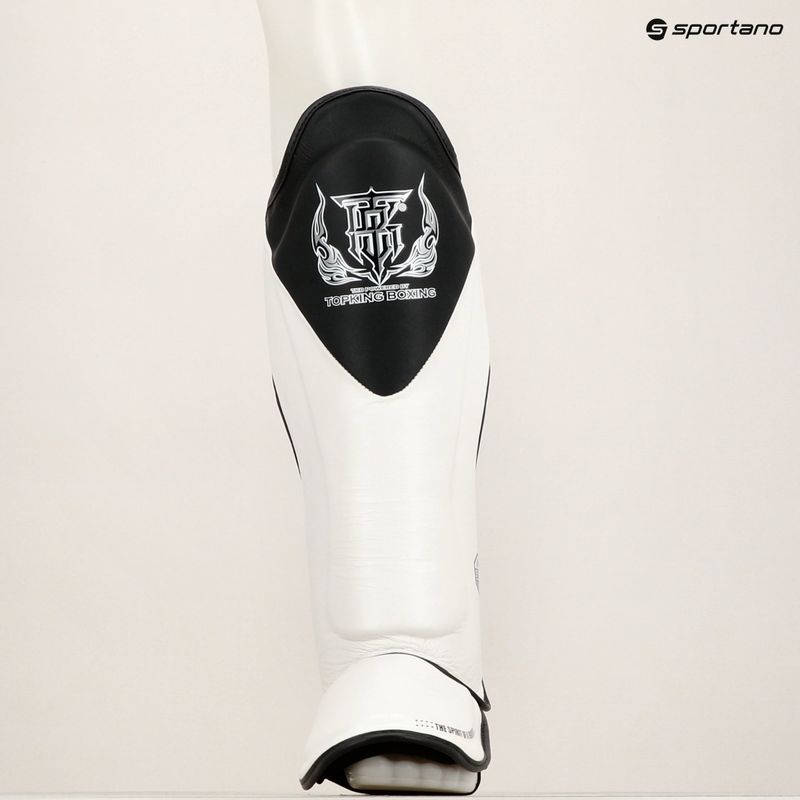 Ochraniacze piszczeli i stóp Top King Shin Guards Blend white/black 8