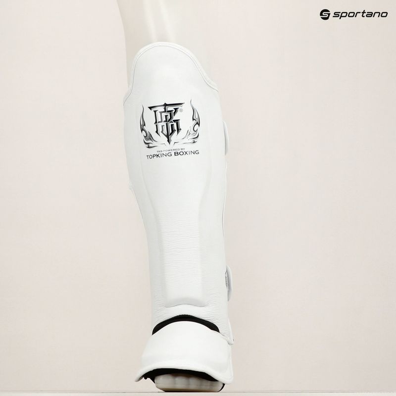 Ochraniacze piszczeli i stóp Top King Pro Semi Leather white 6